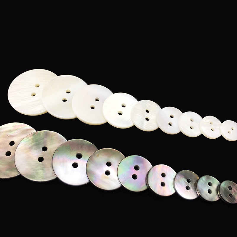 5 cái 8-25mm nút vỏ ngọc trai cho áo khoác cardigan dệt kim áo len áo khoác da nút trang trí