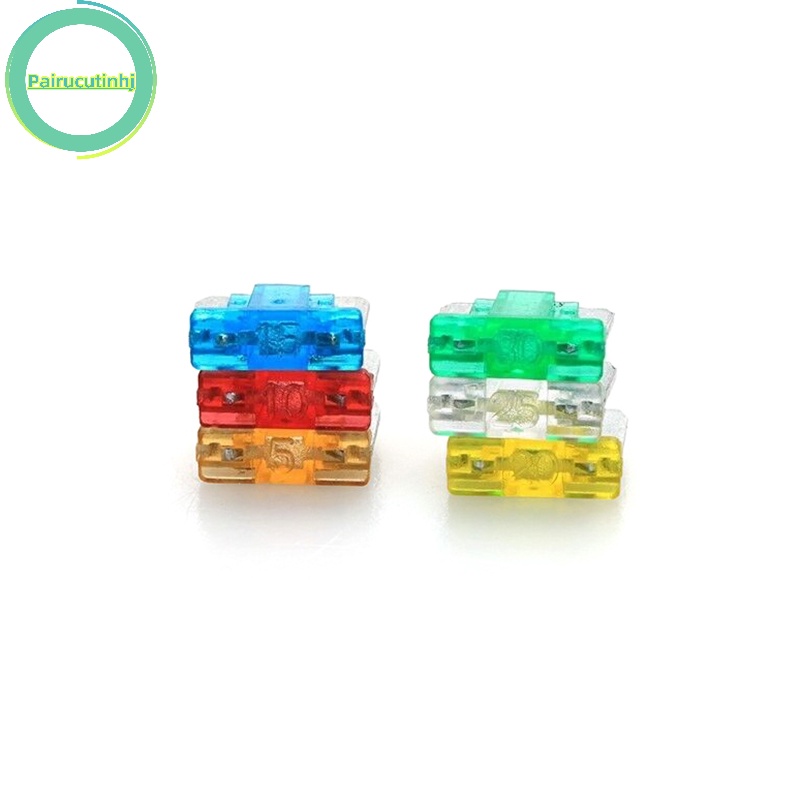 Pairhj 24 cái xe tải ô tô xe máy cầu chì 5a 10a 15a 20a kích thước hỗn hợp vn