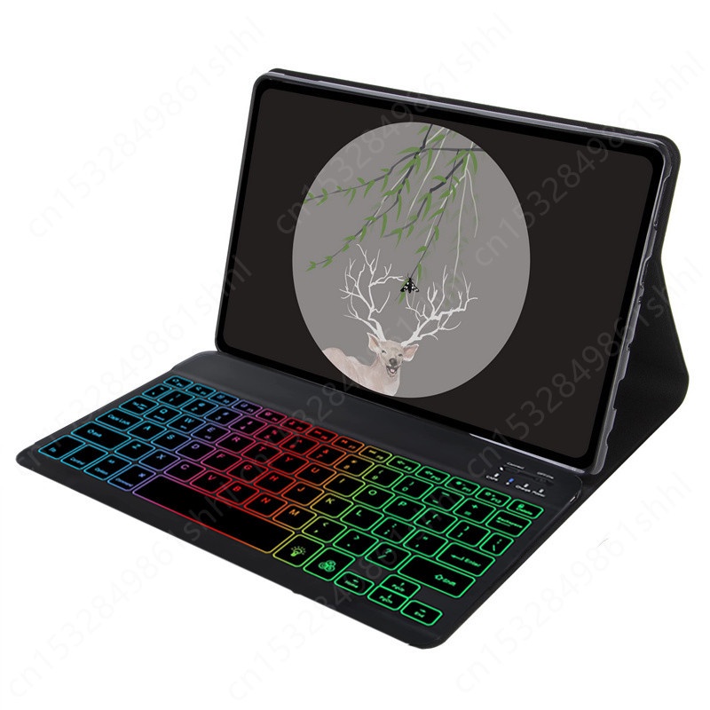 Rainbow backlit keyboard case cho xiaomi pad 6 pro tablet magnetic stand cover cho xiaomi mi pad 6 pro mipad 6 2023 11 ''