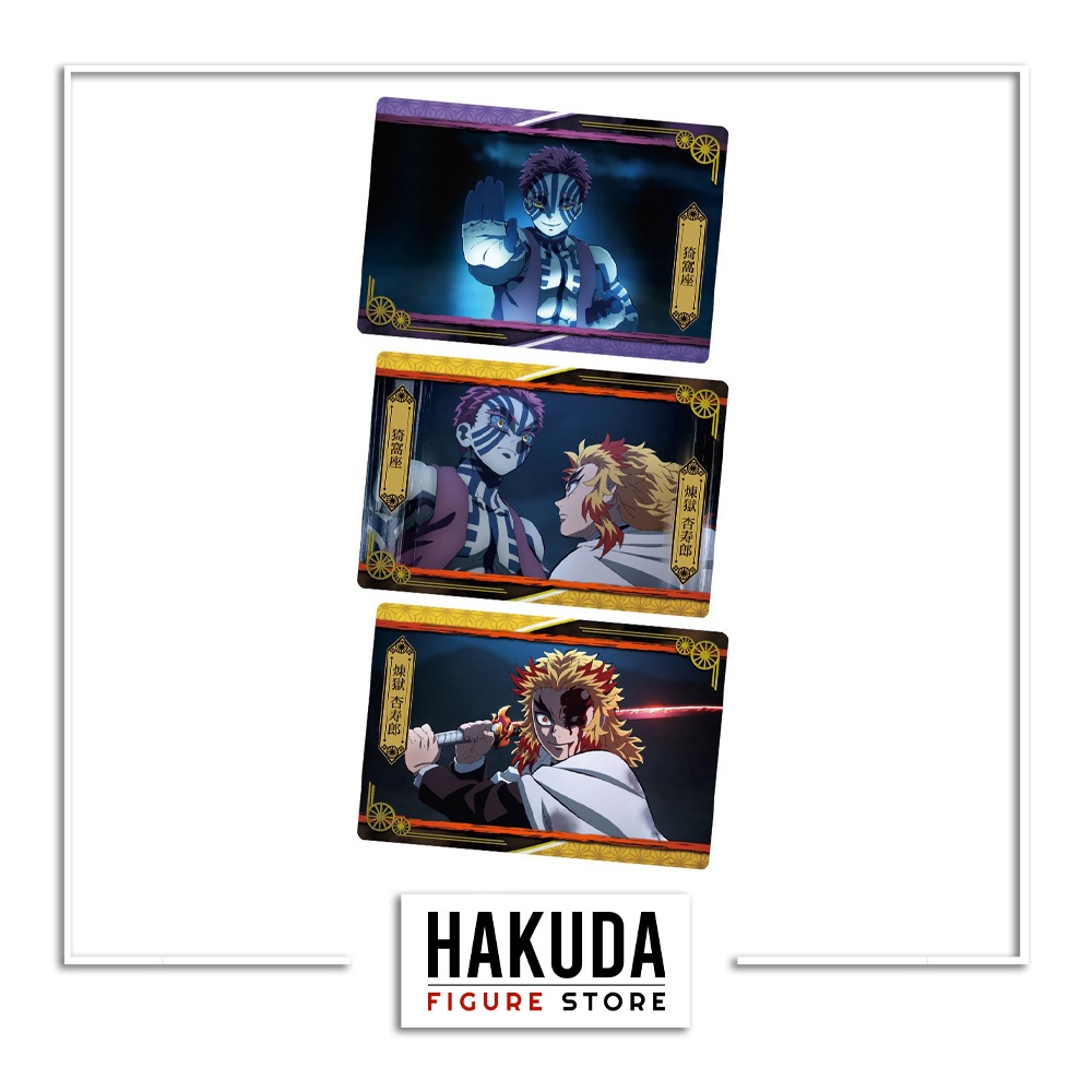 Bánh Xốp Gacha Thẻ Bài Kimetsu no Yaiba Wafer 4 - Chính hãng Bandai Nhật Bản