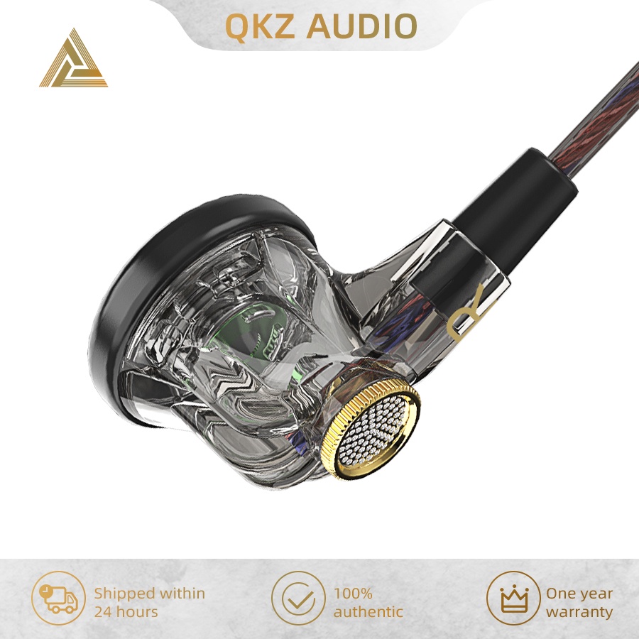 Tai nghe qkz mdr earphones 16mm driver earphones with mic earbuds tai nghe có dây. head plat microphone