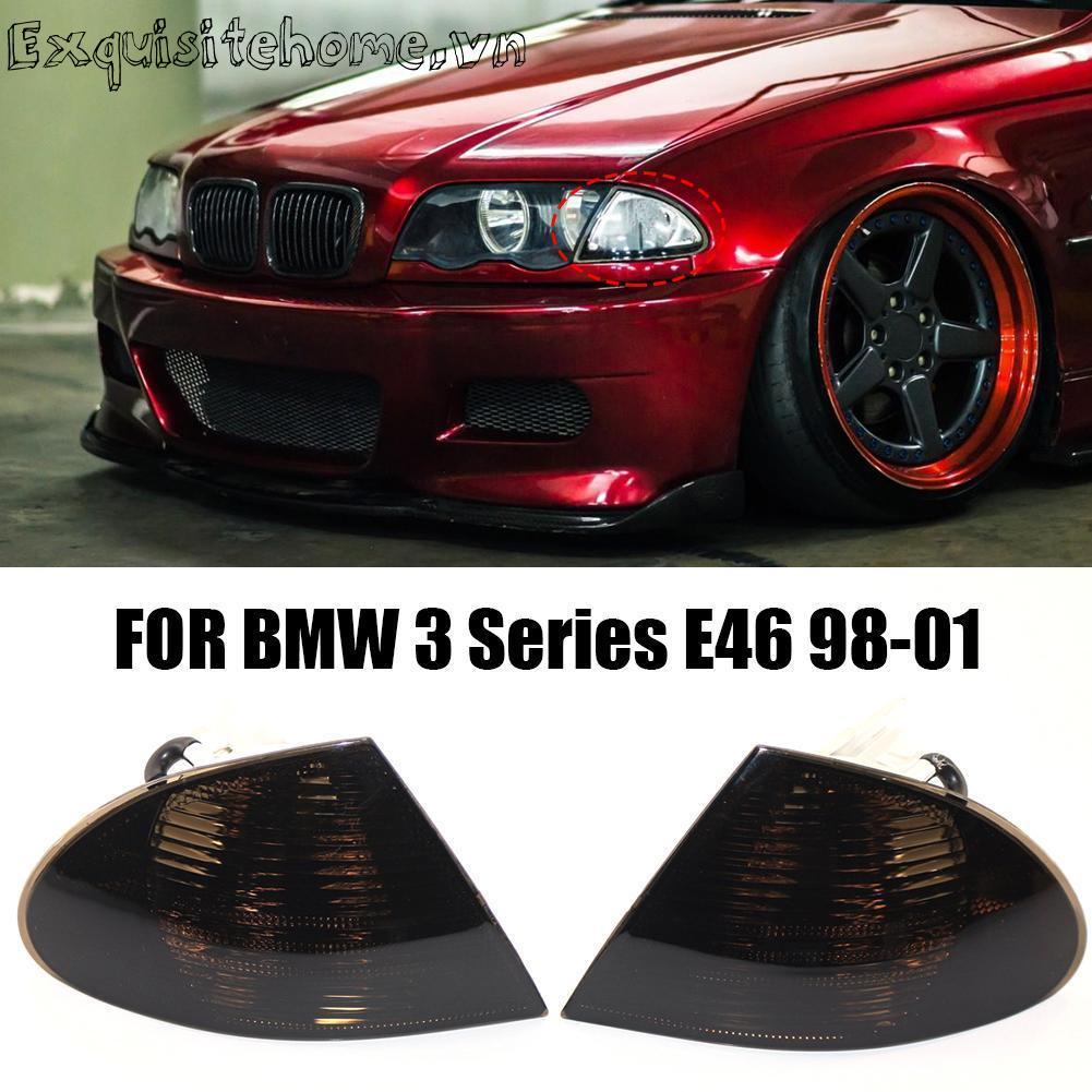 Đèn góc thấu kính hun khói đèn báo rẽ cho bmw e46 sedan 98-01 không có bóng đèn