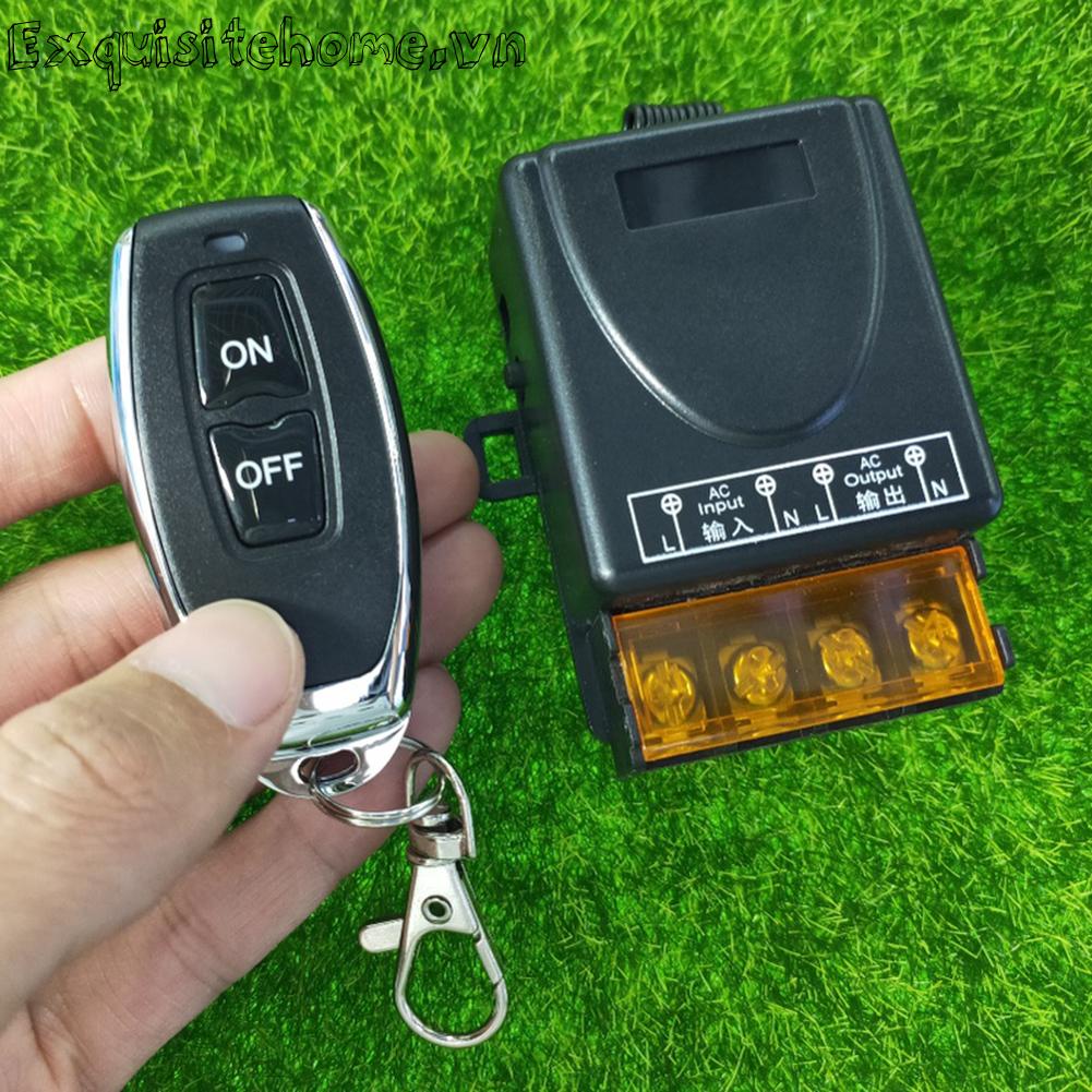 Bộ Điều Khiển Từ Xa Không Dây 433mhz 60v-280v 50m Cho Máy Bơm Nước