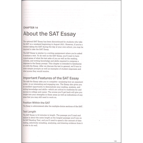 The Official SAT Study Guide, 2020 Edition