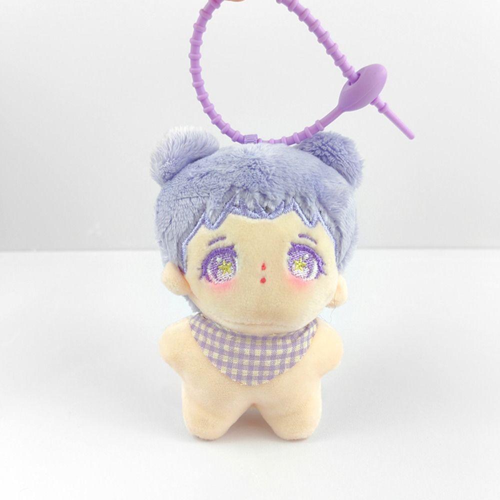 Búp bê bông fuzou mặt dây chuyền sang trọng, cô gái khăn quàng cổ búp bê ngôi sao sang trọng, quà tặng trẻ em mềm mại pp cotton mũm mĩm sáng tạo