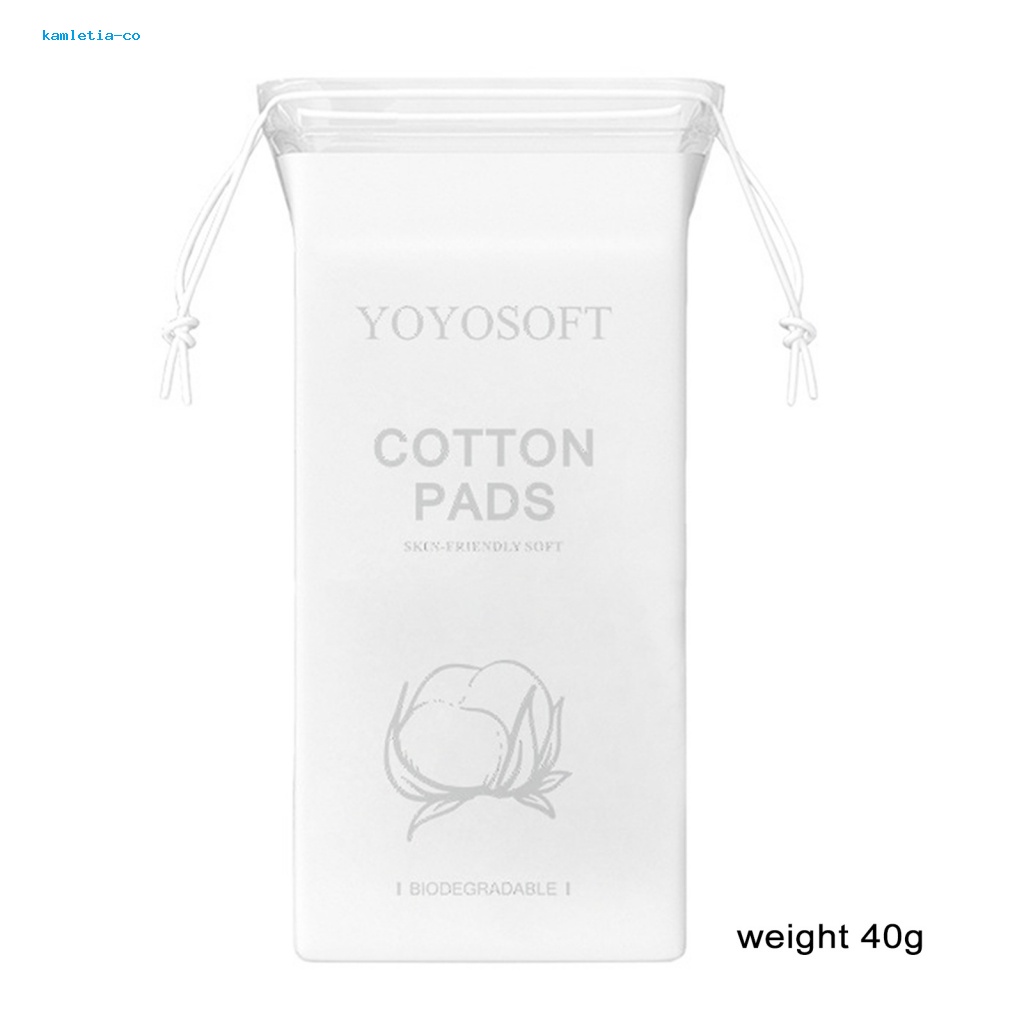 Ka * cotton pad để tẩy trang chăm sóc da miếng bông trang điểm mỏng soft lint-free 100pcs khô / ướt sử dụng móng tay / môi / mắt tẩy trang dùng một lần non-woven for toner