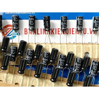 Tụ hóa shl 10uf 50v 5x11mm