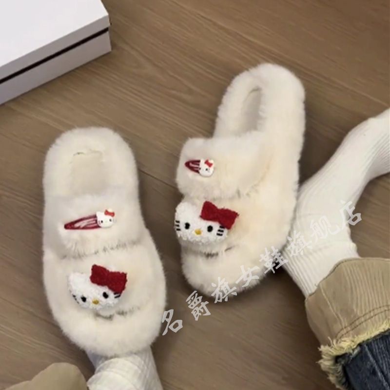 Dép Bông Đi Trong Nhà Bằng Vải cotton Mềm Mại Thoải Mái Thời Trang Thu Đông 2023 Cho Nữ