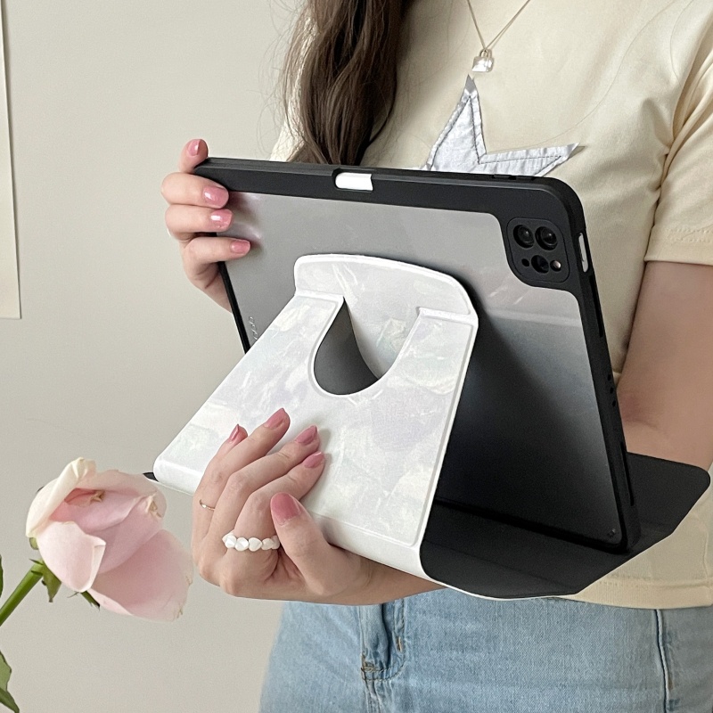 Silver star butterfly anti-fall silicone soft chống va đập cho ipad mini 6/5 ipad 9,7 5 6th air 3/4/5 ipad 10,2 7th/8/9/10th pro 11 2022 ipad pro 2021 2020 giá đỡ ipad