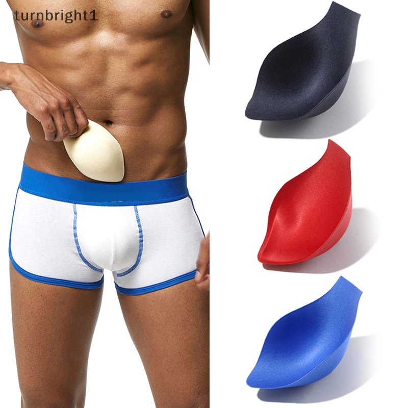 [turnbright1] Nam giới mới quần lót sexy pad enhancer cup chèn cho đồ bơi push up pad [vn]