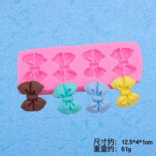 Khuôn Silicon Cái Nơ Vĩ 4C 2.5cm