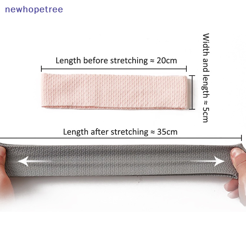 Ntvn non-slip elastic sport headbands running sweat-absorbing yoga spa wash face hairband for women men sports headwrap sweatband oik