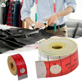 Pinevn 2pcs soft tape measure portable double-sided color tailor's tape with snap