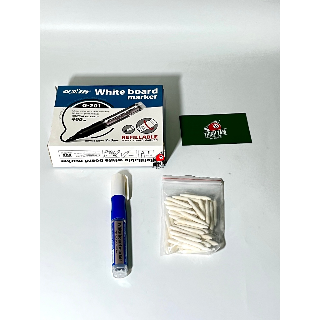 Set 10 Ngòi Bút Lông Nhấn Ghi Bảng Bida - Chuyên Dụng Ghi Điểm Bida