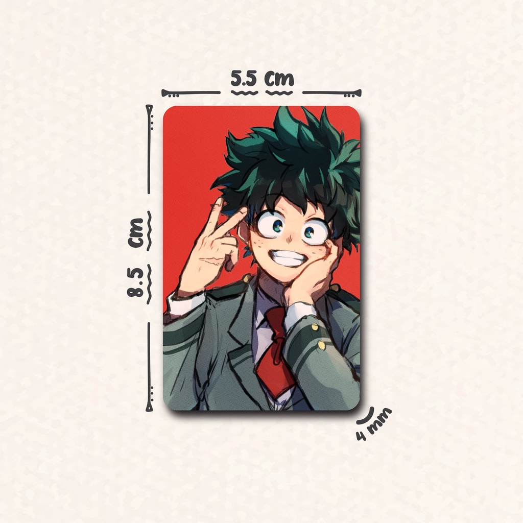 FREESHIP ⭐️ Card Bo Góc Boku No Hero Academia - Cán Màng Nhám Chống Xước - Kháng Nước Nhẹ