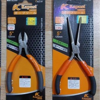 Kìm cắt 5 inch. Kìm nhọn 5 inch. Kapusi cao cấp hàng cao cấp