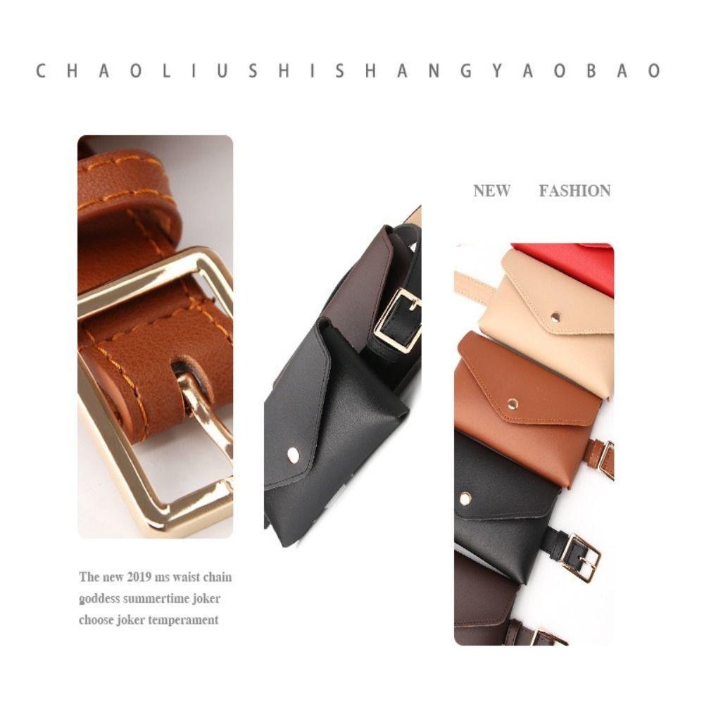 Eo Túi Đeo Hông mini Bằng Da pu Thời Trang Cho Nữ