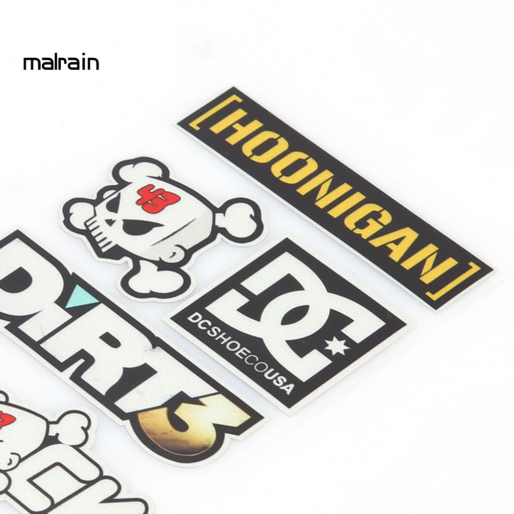 Bộ 5 Miếng Dán Trang Trí Xe Máy Bằng Giấy Gọn Nhẹ