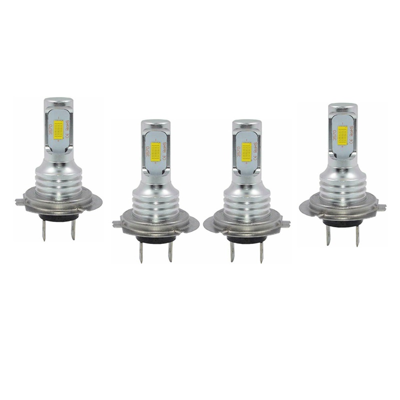 Set 6 Đèn Pha LED H7 6000K 240W 52000LM &amp; 100W 30000LM Chất Lượng Cao