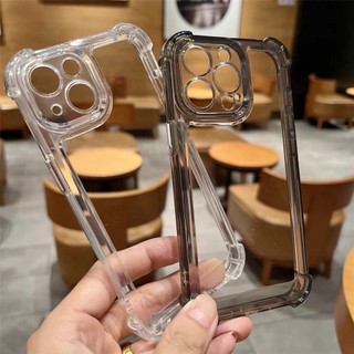 Ốp Điện Thoại TPU Mềm Trong Suốt Chống Sốc Nút Bấm Độc Đáo Cho IPhone 14 13 12 11 Pro Max XS Max X XR 7 + 8 6 6S Plus Sự Bảo Vệ
