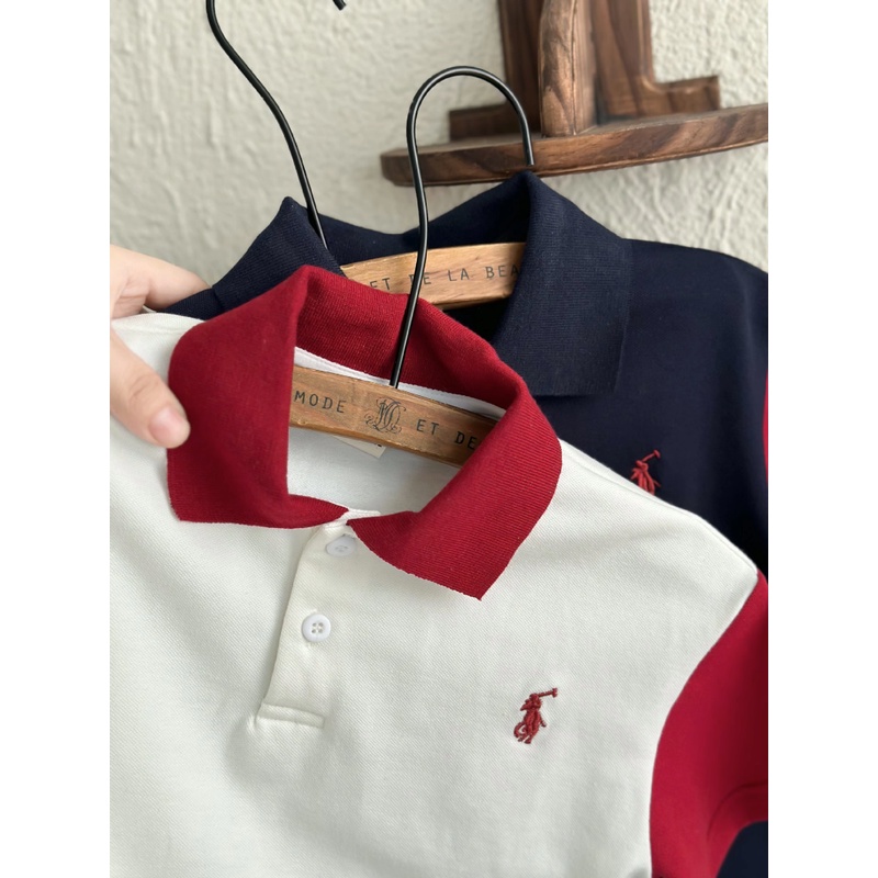 Áo polo Tay Ngắn In Họa Tiết Hoạt Hình Thời Trang Mùa Hè Cho Bé Trai