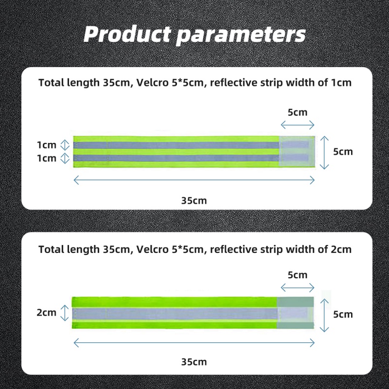 Băng Đeo Tay Co Giãn HdoorLink Phản Quang An Toàn Tiện Dụng