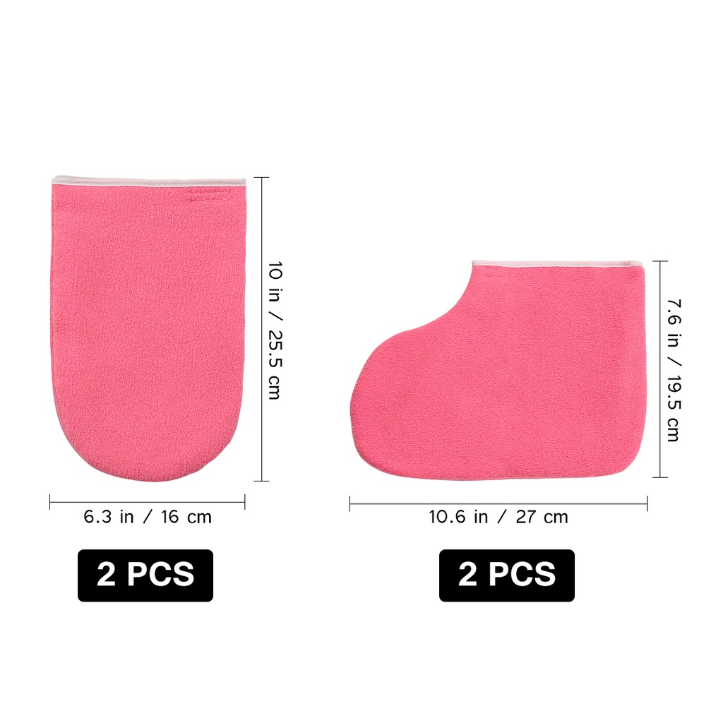 Găng Tay Sáp Paraffin Giữ Ấm Và Che Phủ Bàn Chân Khi Làm Việc Spa Cho Nữ