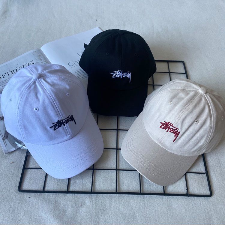 Mũ Lưỡi Trai Thêu Chữ Stussy Thời Trang Cá Tính Cho Nam Và Nữ