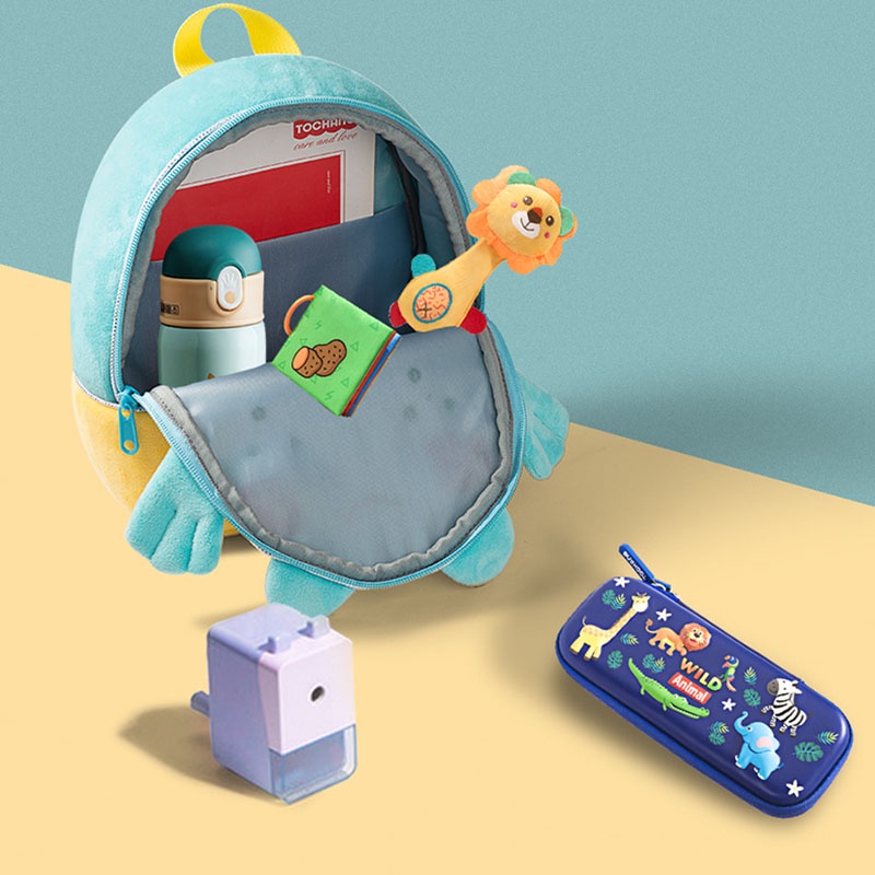 Balo Đi Học Bằng Vải Bông Siêu Nhẹ Hình Kỳ Lân Dễ Thương Dành Cho Trẻ Nhỏ Mẫu Giáo