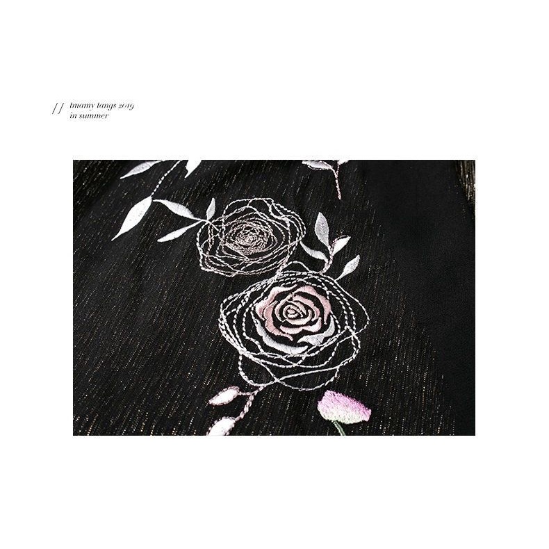 [M &amp; E] Áo Khoác Cardigan Chiffon Mỏng Dáng Dài Thêu Họa Tiết Phong Cách Mới 2023 Kích Thước Lớn Mẫu 2023 Phong Cách Mới 0759