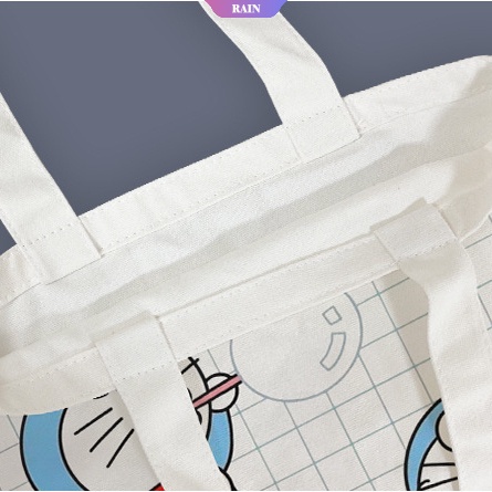 SANRIO Túi Xách Đeo Vai Vải Bạt Ngăn Chứa Rộng 38CM In Hình Hello Kitty Đáng Yêu Cho Nữ