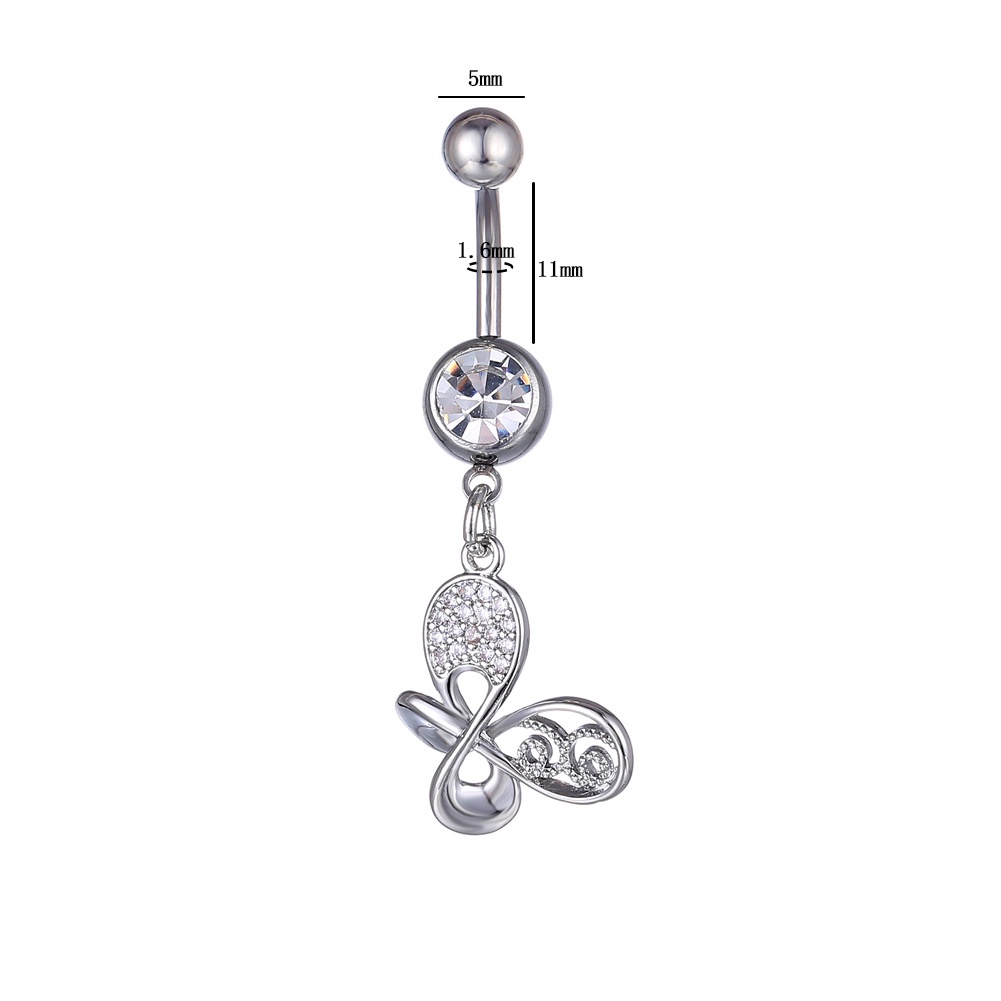 Khuyên Rốn Đính Đá Sang Trọng Quyến Rũ Cho Nữ