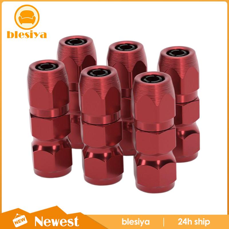 [Blesiya] Đầu Nối Vòi Phẳng 1 / 8 Phong Cách A Màu Đen