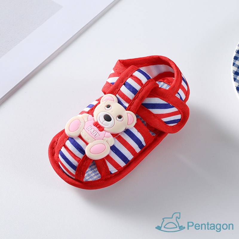 Xăng đan Tập Đi Trọng Lượng Nhẹ In Họa Tiết Hoạt Hình Mùa Hè Cho Bé 0-12 Tháng Tuổi Walkers