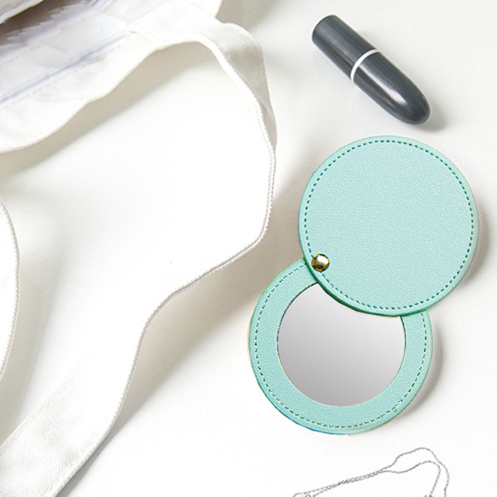 Ultra Gương Trang Điểm Cầm Tay Mini Hình Tròn Bằng Thép Không Gỉ