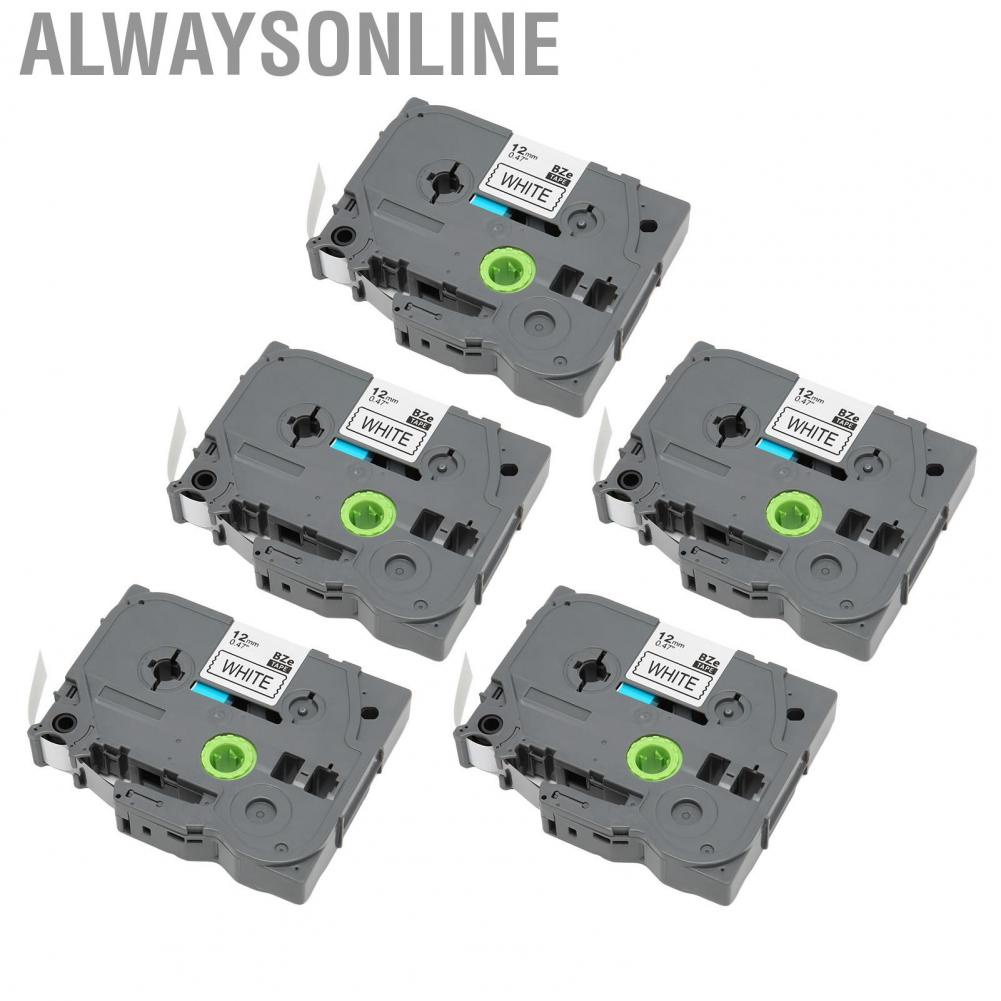 Alwaysonline Printer Label Maker Tape  ABS Material 8m Length 12mm Width for PT 1290