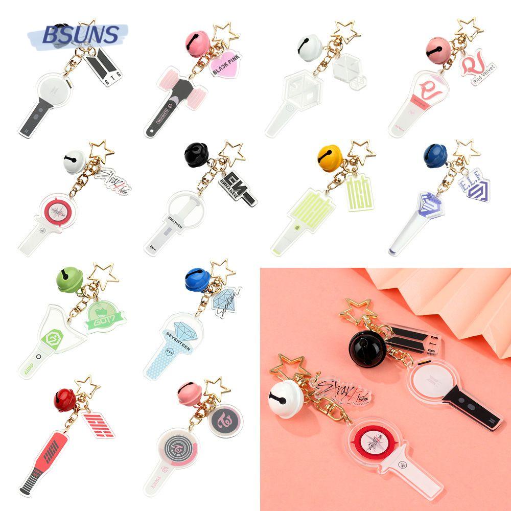 Phụ Kiện Túi Xách Bằng Acrylic In Hình Nhóm Nhạc BTS GOT7 Blackpink EXO