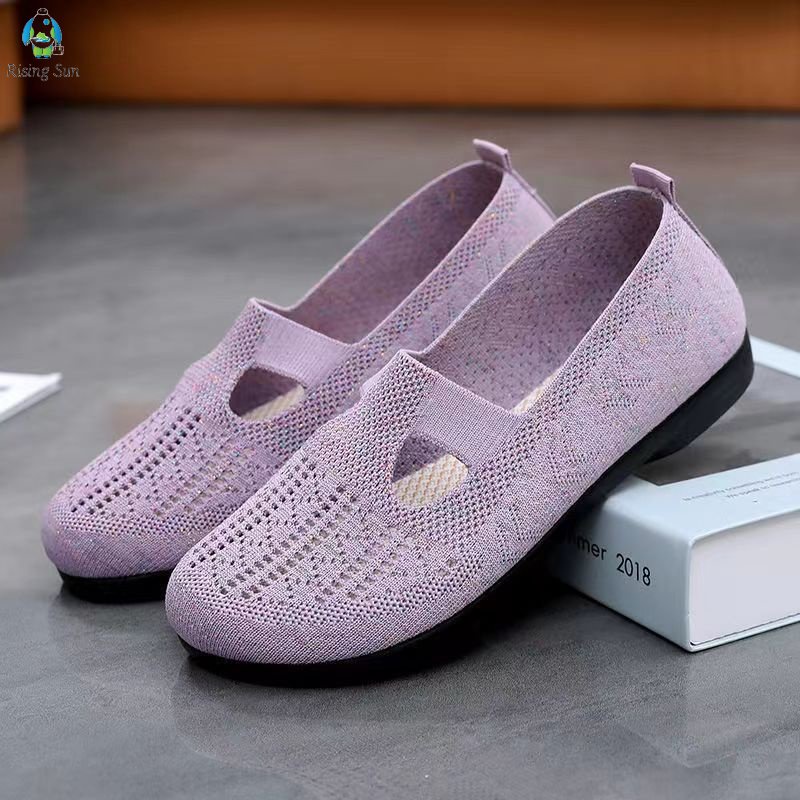 🌈🌈Giày Vải giày lười đế bằng màu sắc trẻ trung năng động thời trang giày nữ giày thể thao nữ💕💕LCH-245-T