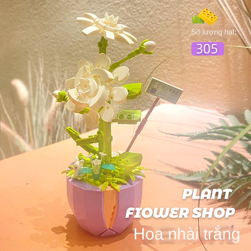 Đồ Chơi Lắp Ráp  Cây Cối Bất Tử Phong Cách Ins Thích Hợp Làm Quà Tặng Sinh Nhật Cho Bé Trai Và Bé Gái