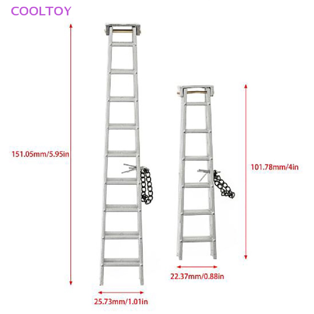 Thang Mini COOLTOY 100MM 150MM Cho Xe Điều Khiển Từ Xa Axial SCX10 90046 1: 10