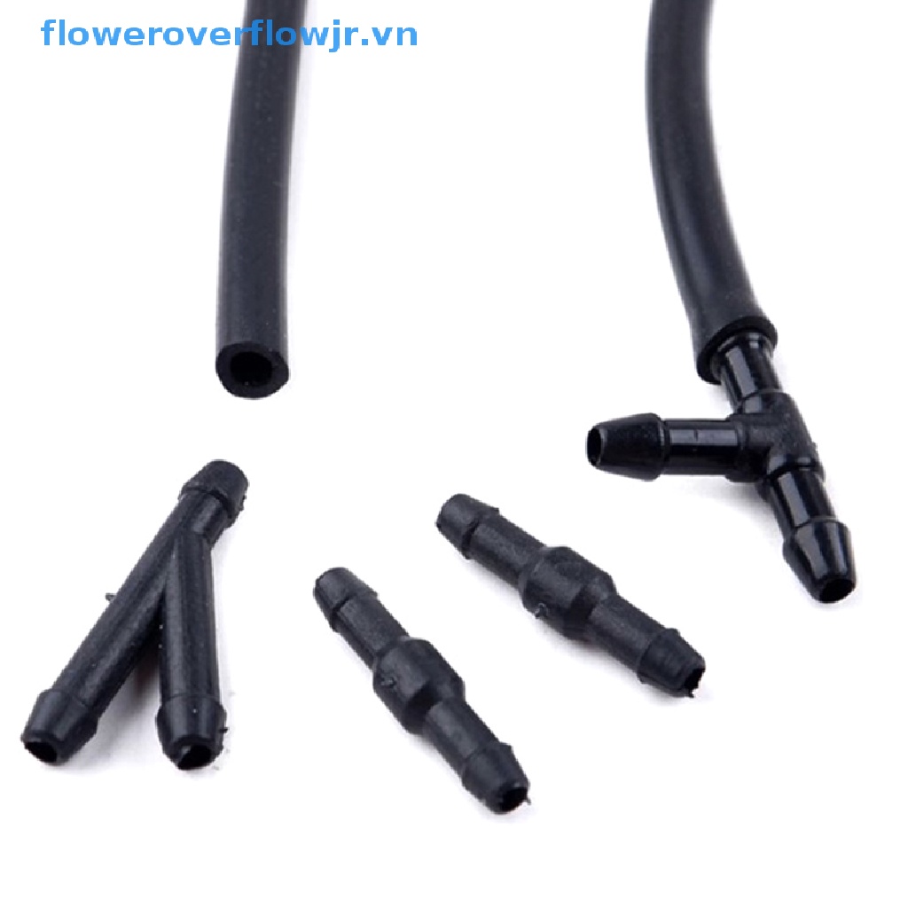 Set 7 Vòi Phun Nước Rửa Kính Chắn Gió Phía Trước Dài 2m Kèm Đầu Nối HOT