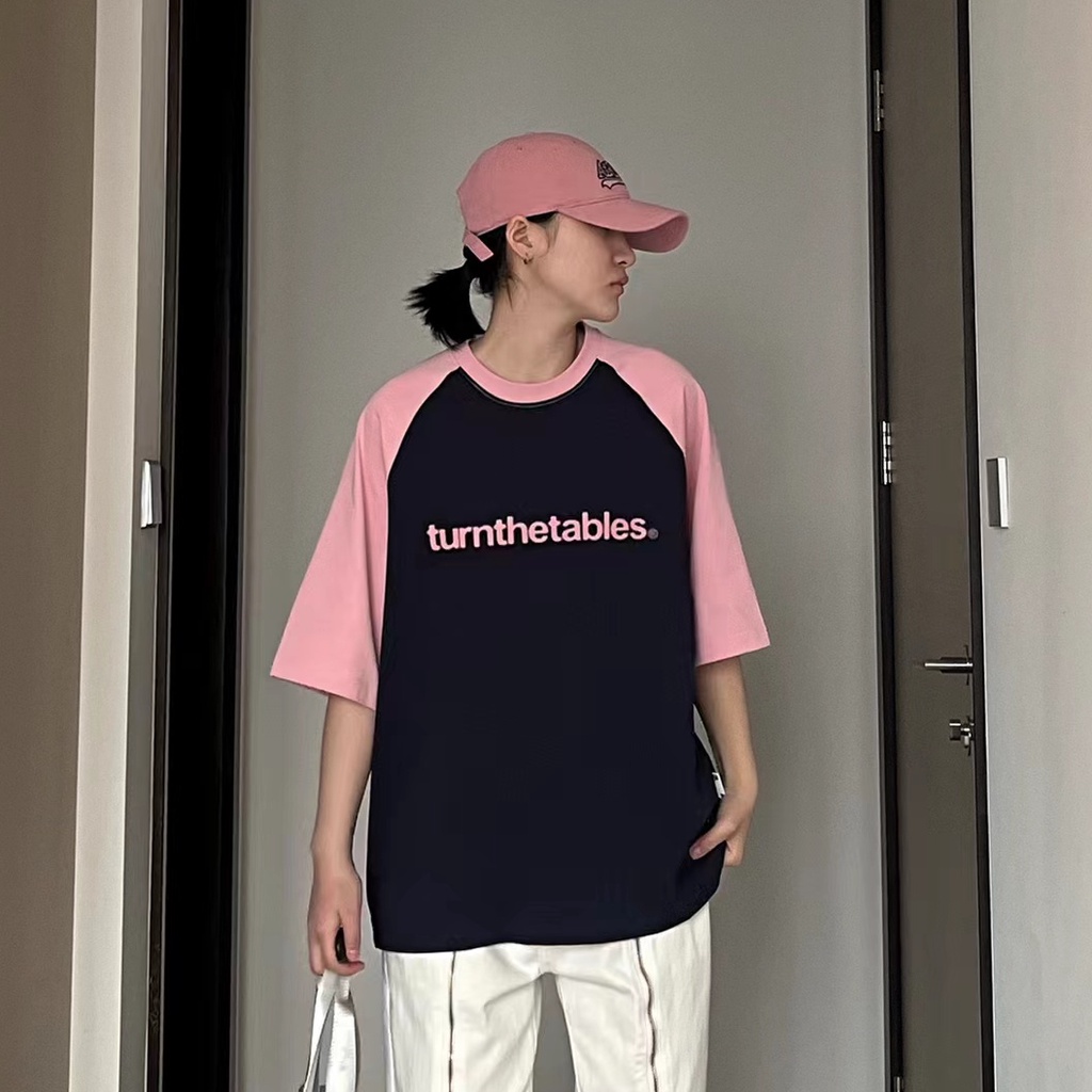 Áo Thun 100% Cotton Tay Ngắn Dáng Rộng In Họa Tiết Hoạt Hình Phong Cách Hàn Quốc Thời Trang Cho Nữ