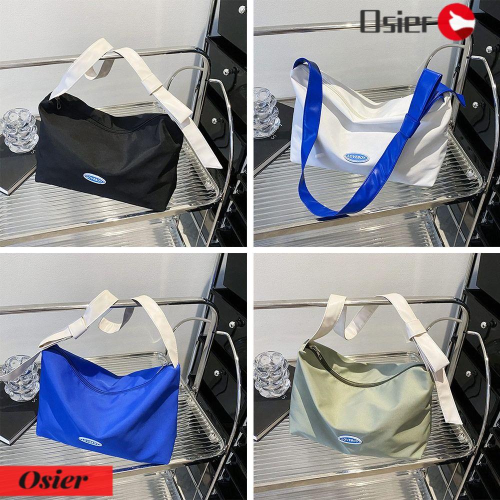 1 Túi Tote Đeo Vai Chất Nylon Thiết Kế Đơn Giản Thời Trang Cho Nữ