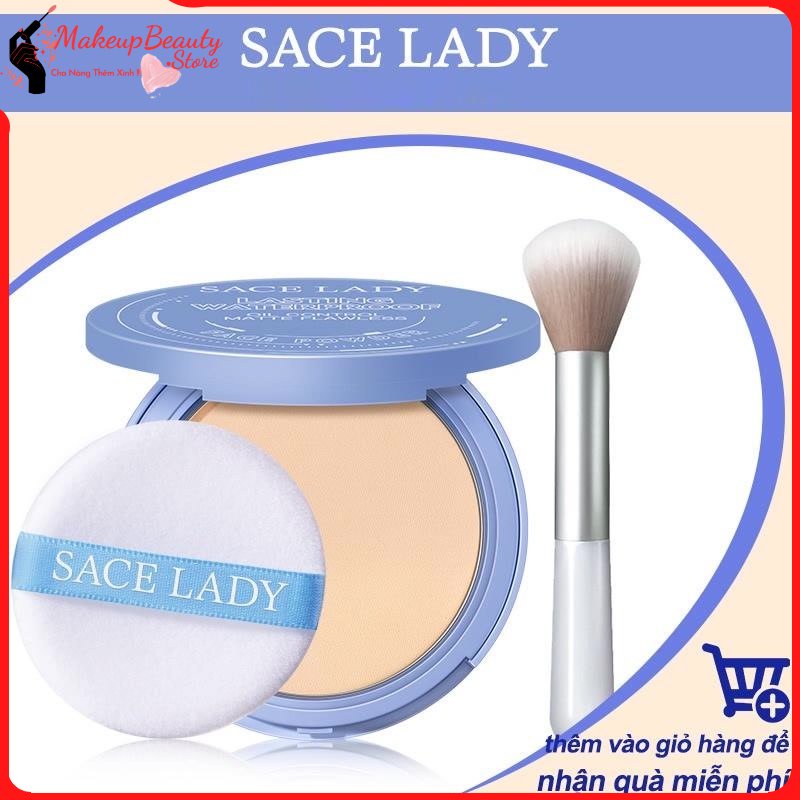 Phấn phủ SACE LADY 8g trang điểm kiềm dầu chống thấm nước MS 422