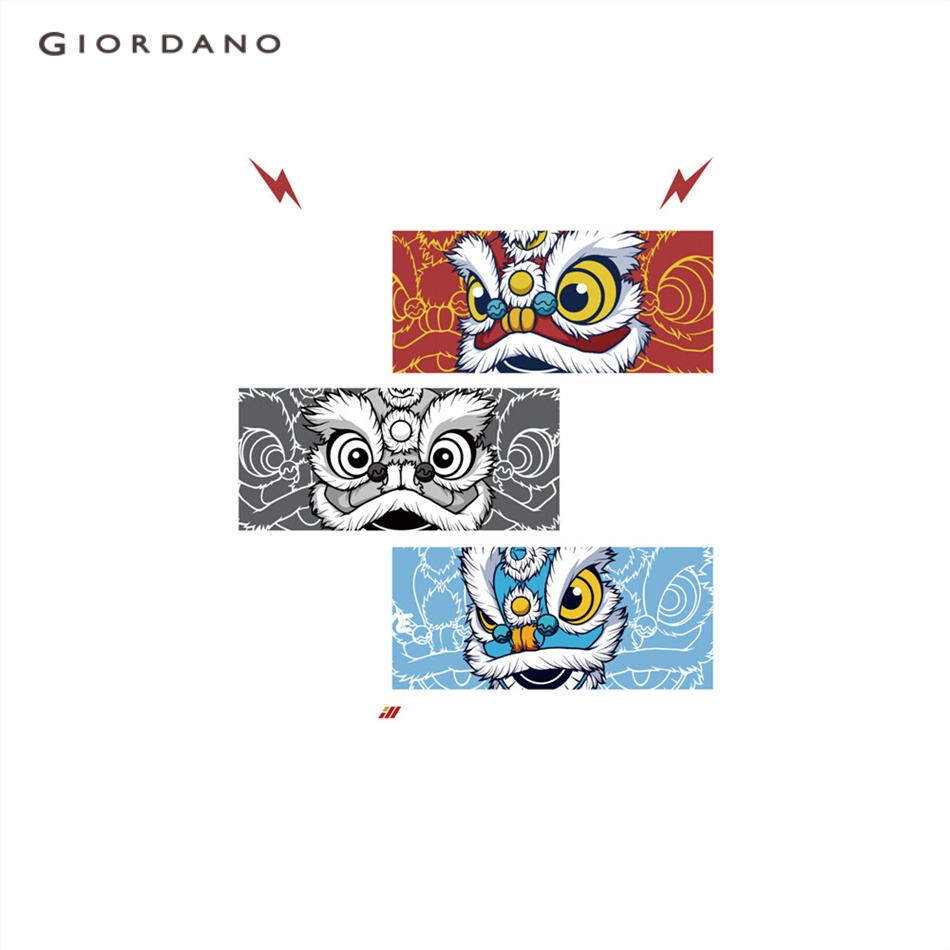 Áo thun nam GIORDANO 91092279 cotton tay ngắn cổ tròn in họa tiết thời trang