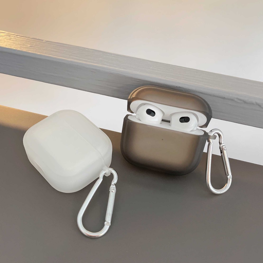 Vỏ Bảo Vệ Hộp Sạc Tai Nghe Airpods 1 2 3 Pro 2 Bằng Silicon Màu Nhám Thời Trang