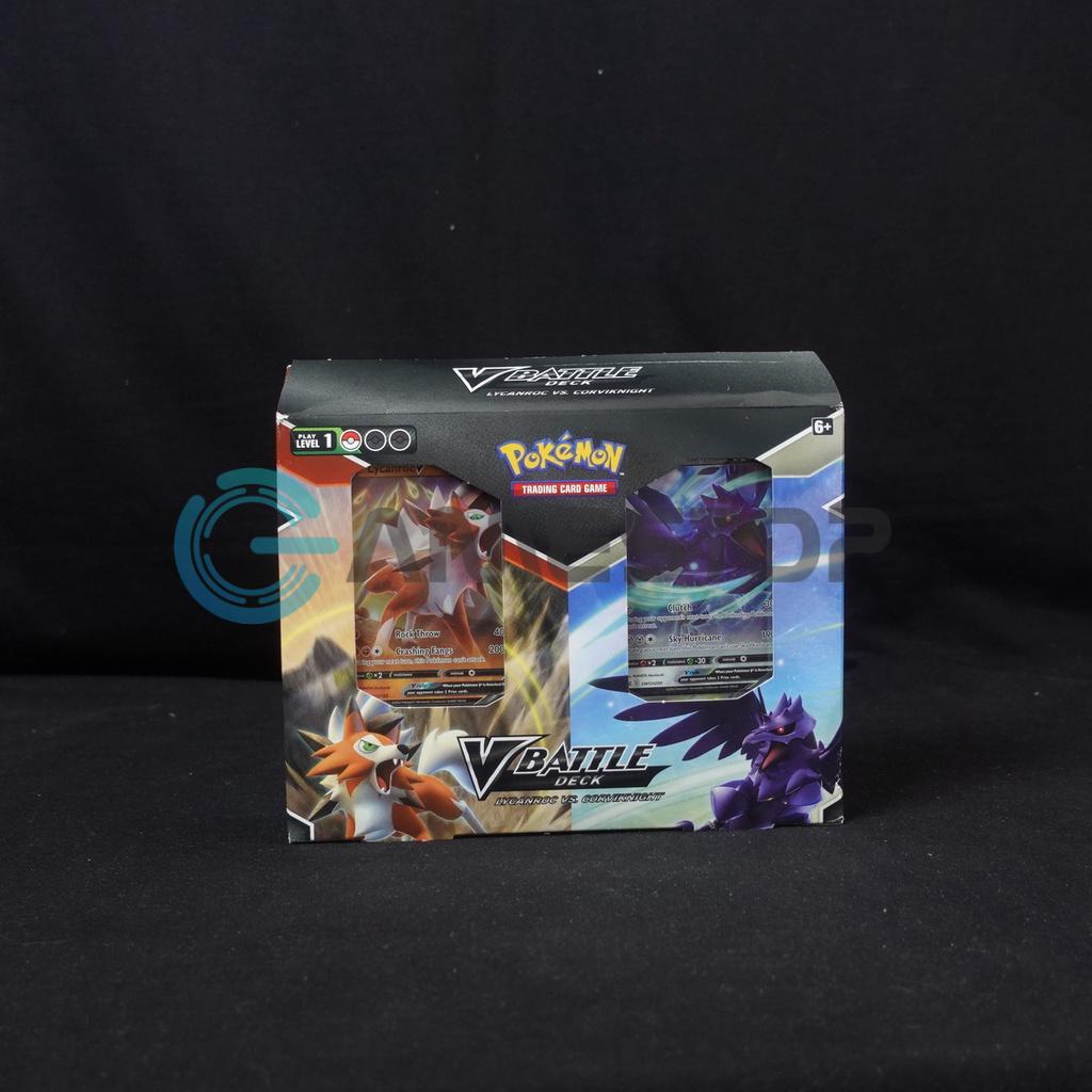 Thẻ bài Pokemon TCG V Battle Deck Lycanroc vs Corviknight phiên bản tiếng Anh POKTCGUS2TH11