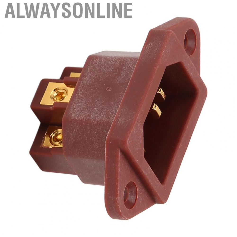 Alwaysonline AC Power Socket  IEC Connector Reduce Signal Distortion C14 Type Noise Reduction for CD Player Professional Sound Accessories