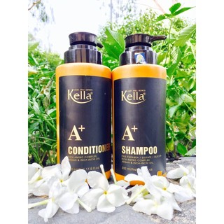 Bộ dầu gội và dầu xả phục hồi kella a+ premium không chứa sulfate- hàng chính hãng
