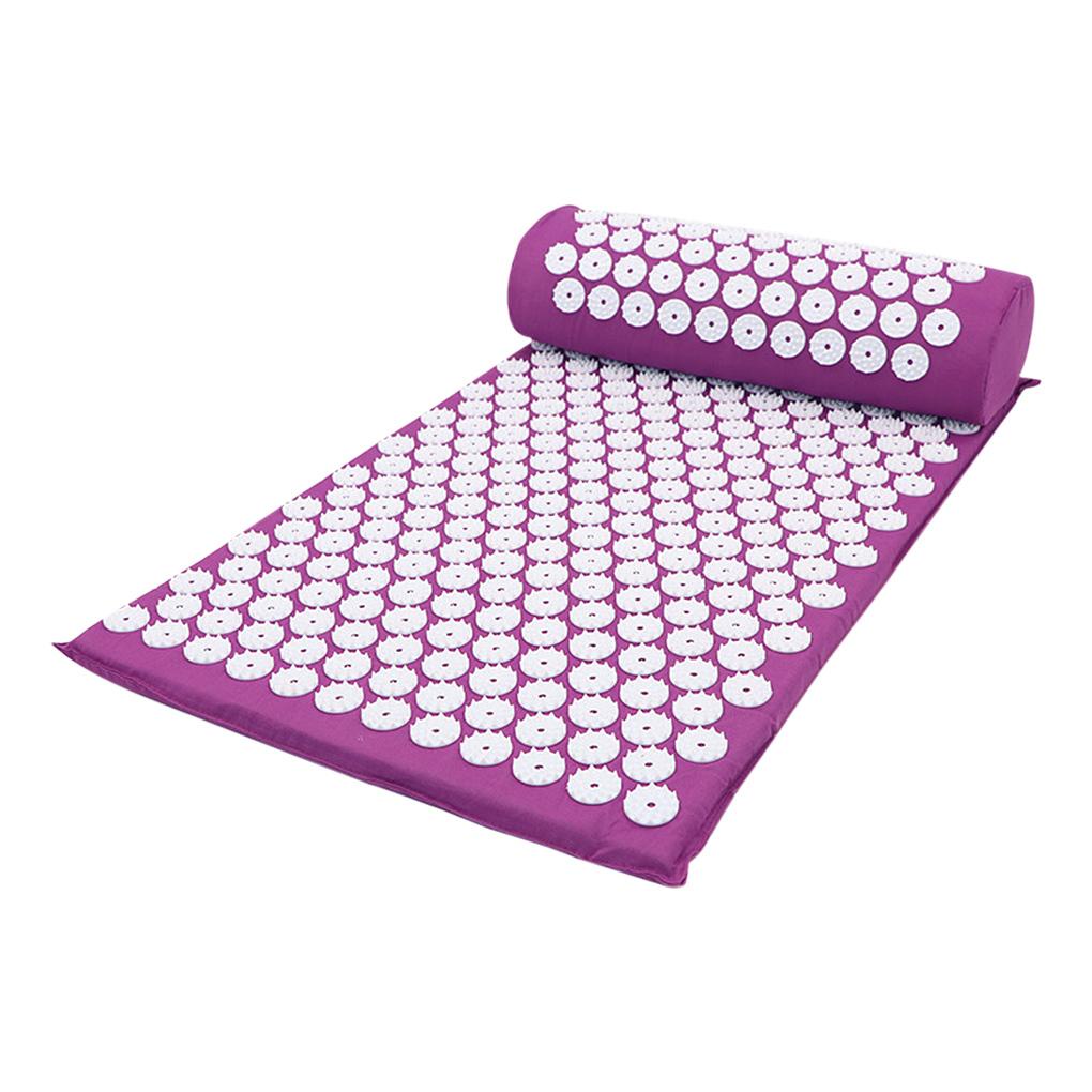 Bộ Thảm Tập Yoga Bấm Huyệt Kèm Gối Kim Tiện Dụng